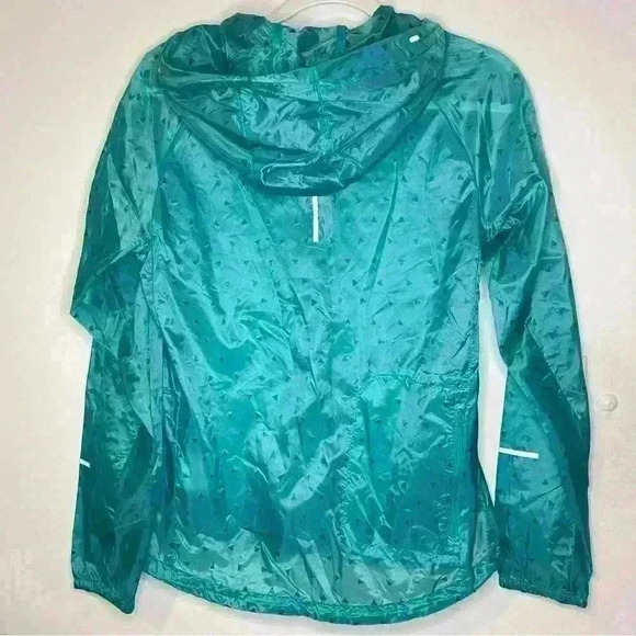 Nike Small Packable Rain Jacket Windbreaker Blue - Picture 2 of 3